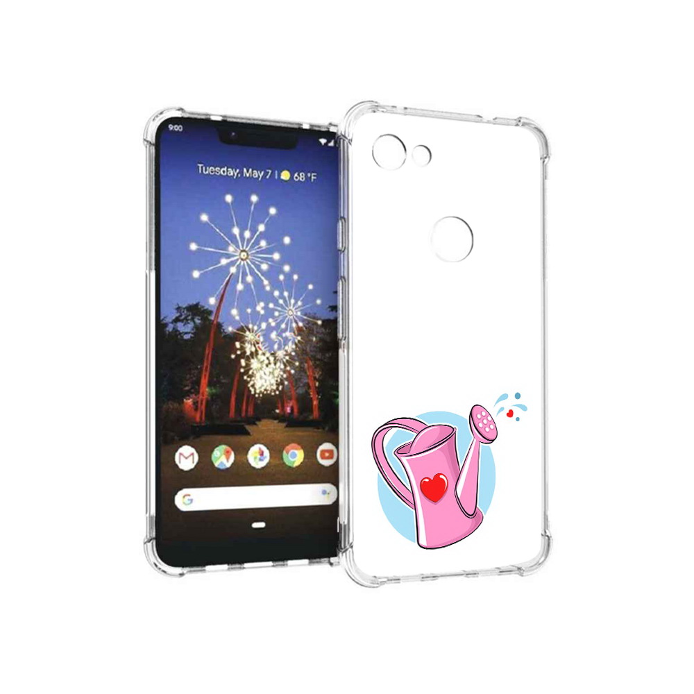 

Чехол MyPads Tocco для Google Pixel 3 XL Лейка любви 14 февраля, Прозрачный, Tocco