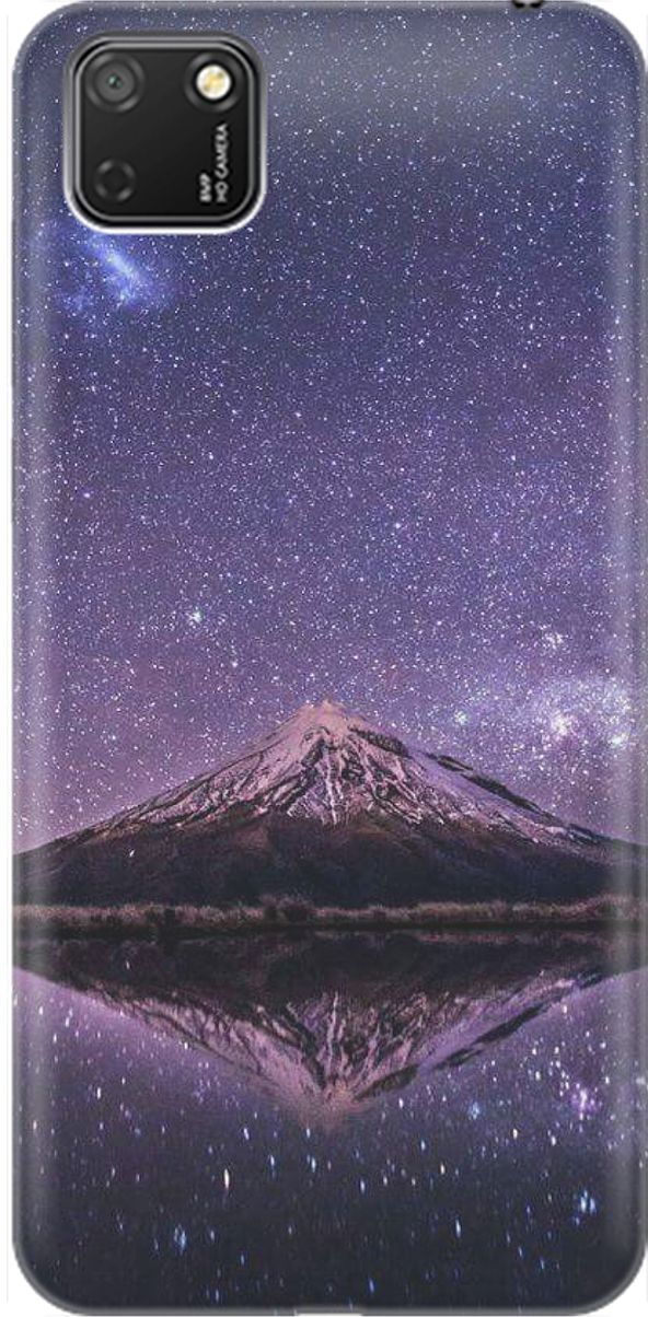 

Чехол на Honor 9S/Huawei Y5P с принтом "Гора и звездное небо", Синий;фиолетовый, 1473