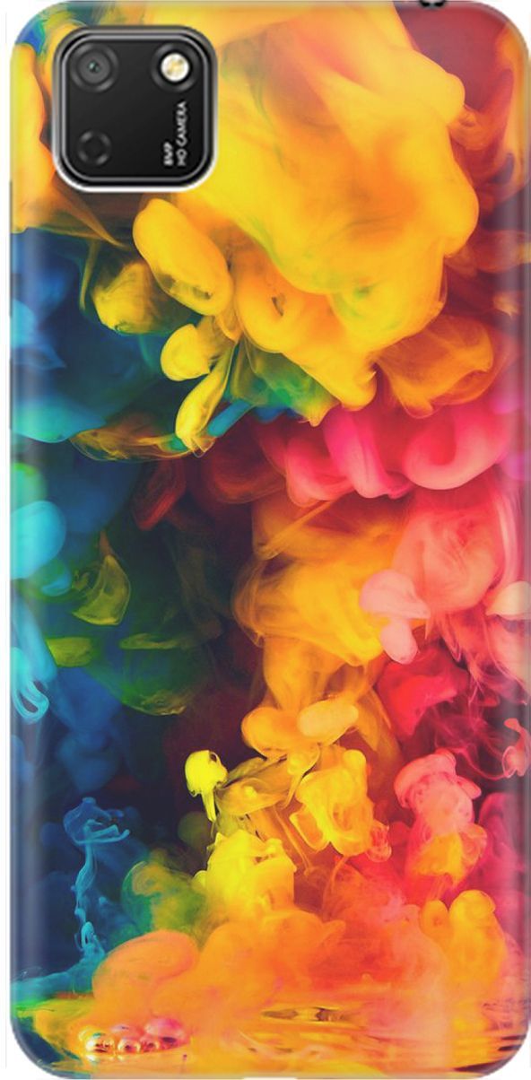 

Чехол на Honor 9S/Huawei Y5P с принтом "Красочное буйство", Желтый;розовый, 1473