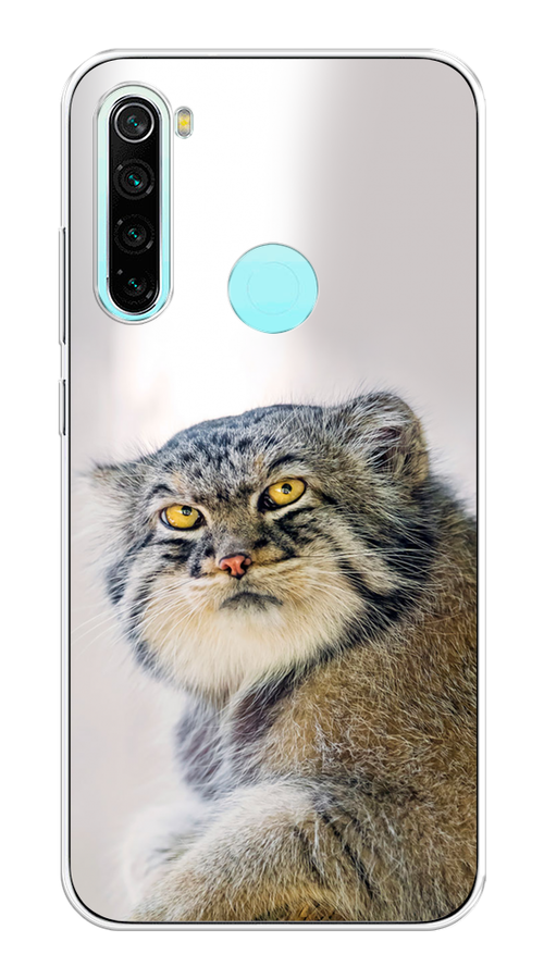 

Чехол на Xiaomi Redmi Note 8 "Кот манул 1", Серый;белый;желтый, 36550-1