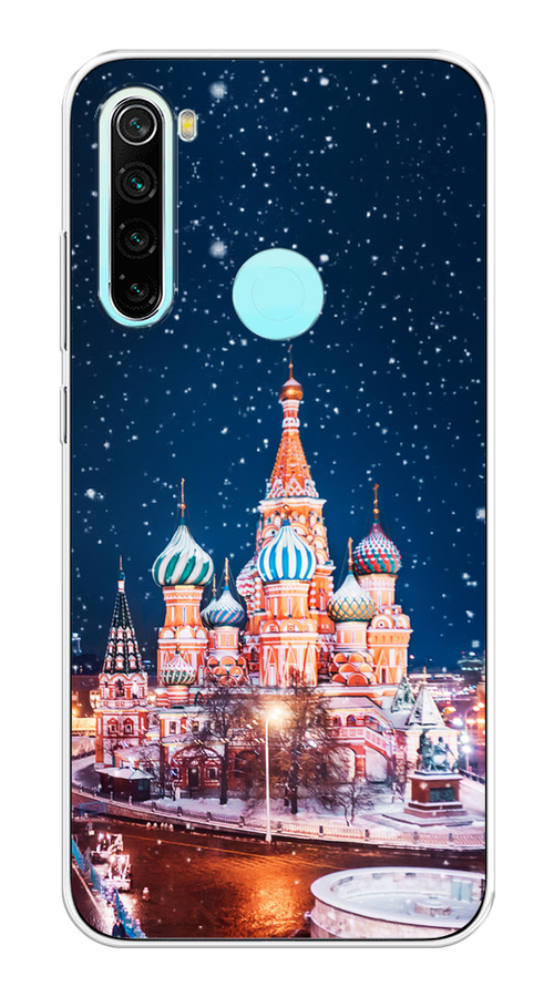 

Чехол на Xiaomi Redmi Note 8 "Москва 1", Коричневый;синий;белый, 36550-1