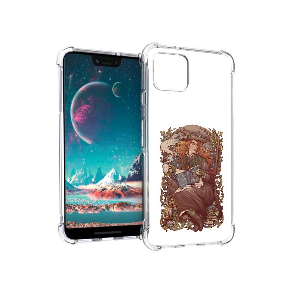 

Чехол MyPads Tocco для Google Pixel 4 Женские_126, Прозрачный, Tocco