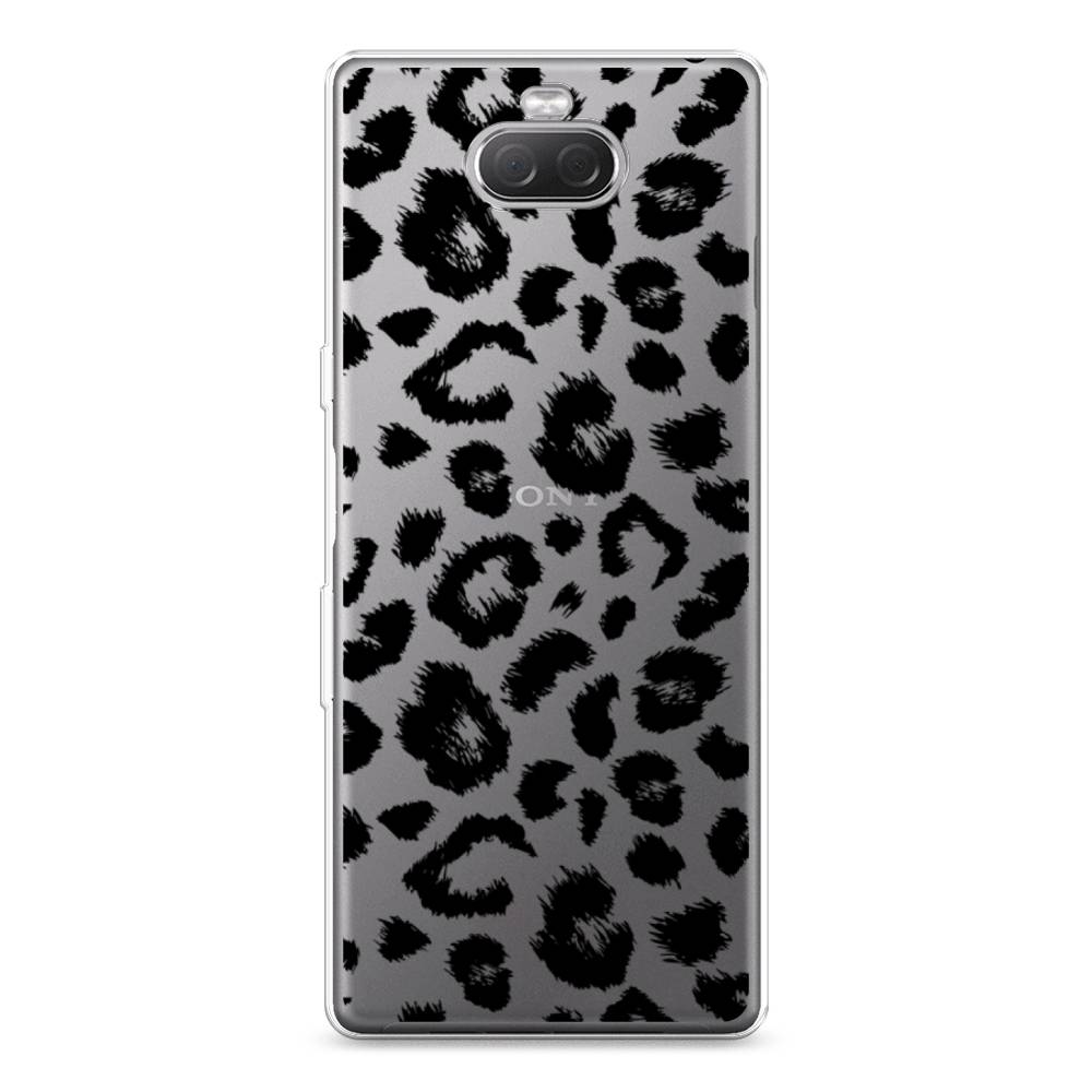 

Силиконовый чехол "Окрас леопарда фон" на Sony Xperia 10 Plus, 54150-2