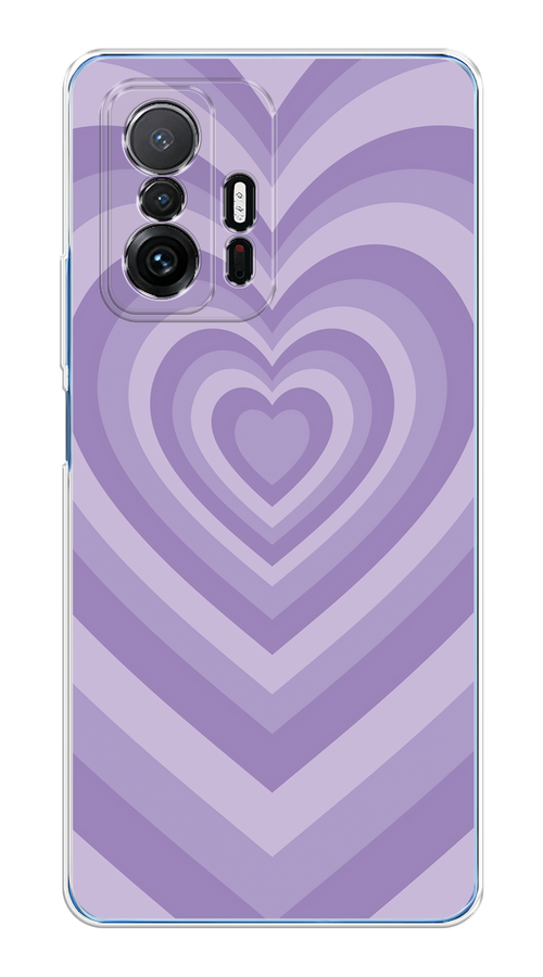 

Чехол на Xiaomi Mi 11T/11T Pro "Violet heart latte", Фиолетовый, 311250-1