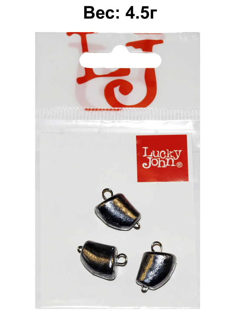 

Груз-головки разборные Lucky John LJCS-0045 CLOVE SMALL 4.5г уп. 3шт, Серебристый, LJCS-0045