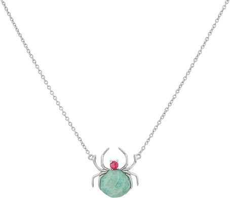 

Колье из серебра с амазонитом и цирконием 40 см Silver Sky SN2092, SN2092