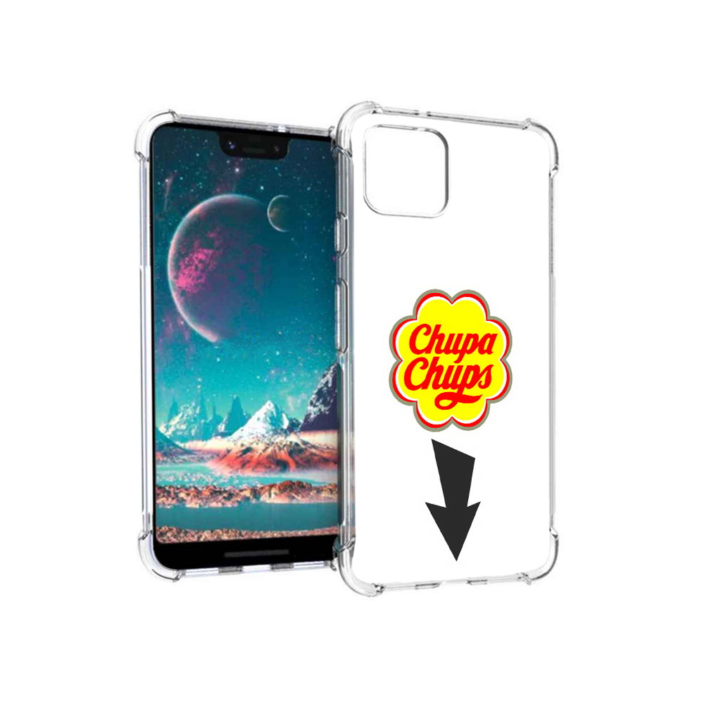 

Чехол MyPads Tocco для Google Pixel 4 чупа чупс, Прозрачный, Tocco