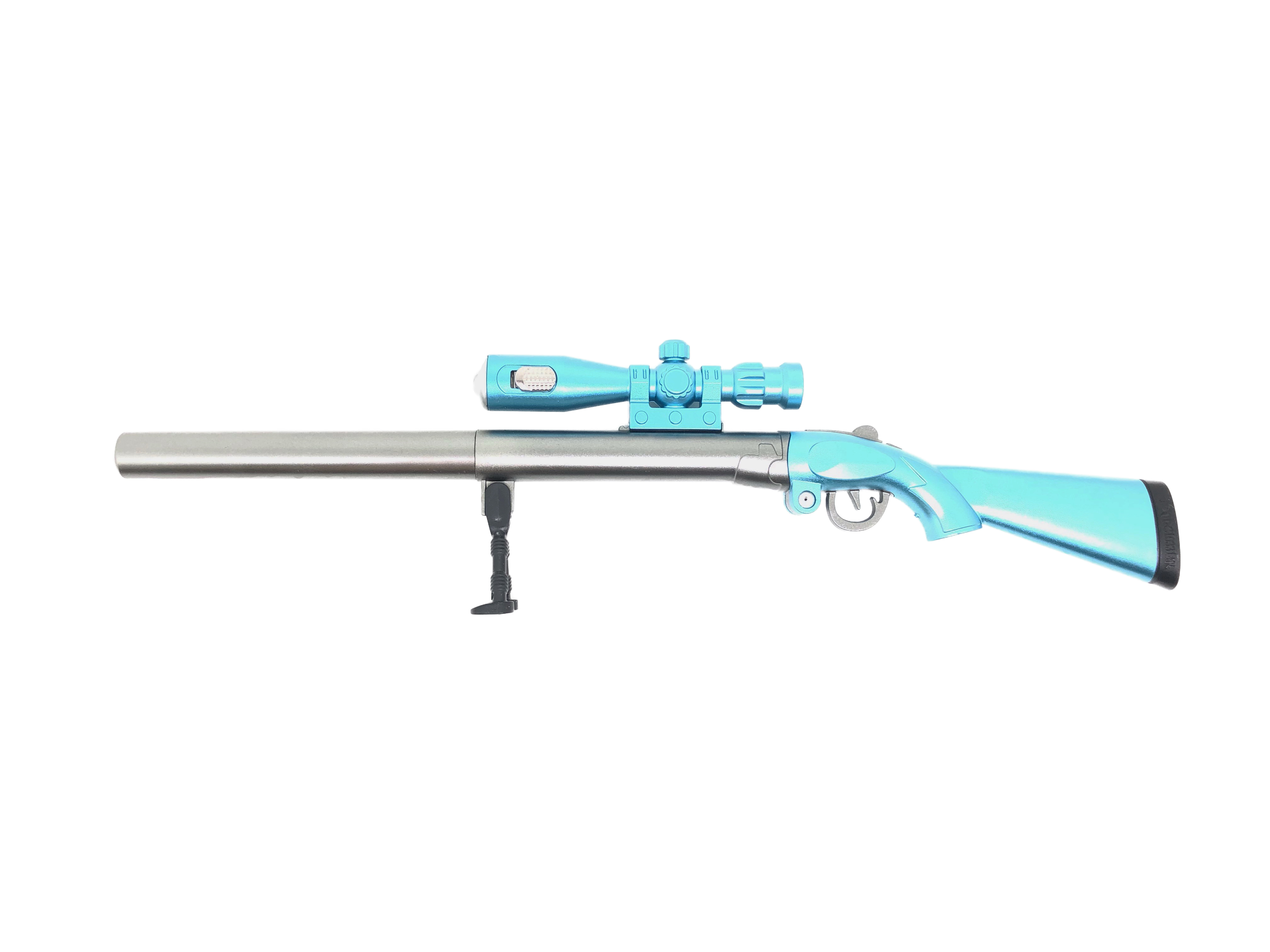 Ручка гелевая wellywell Снайперская винтовка Pen_SniperGun_Blue, голубая, 0,5 мм, 1 шт.