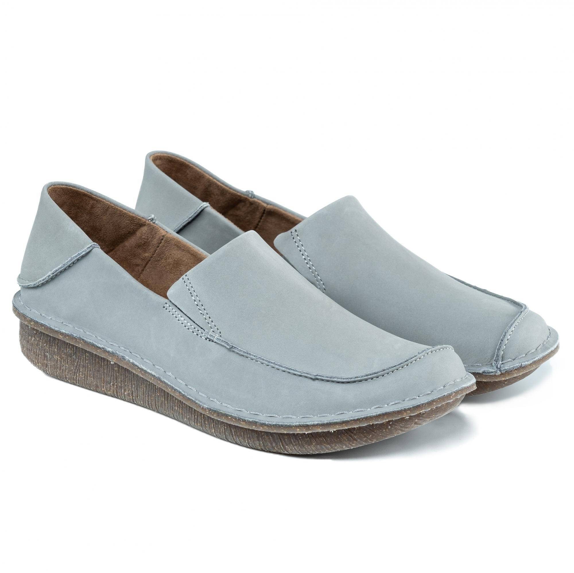 

Слипоны женские Clarks Funny Go 26148254 серые 36 EU, Funny Go 26148254