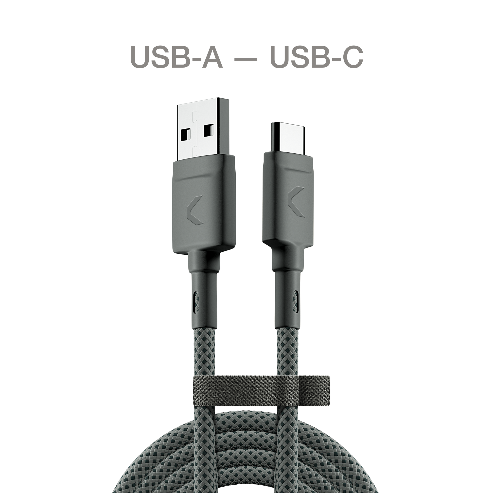 Кабель USB Type-C-USB Commo 2.2м серый