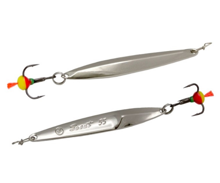 

Блесна вертикальная ECOPRO Scout 55мм 5г, S, Серебристый, Scout