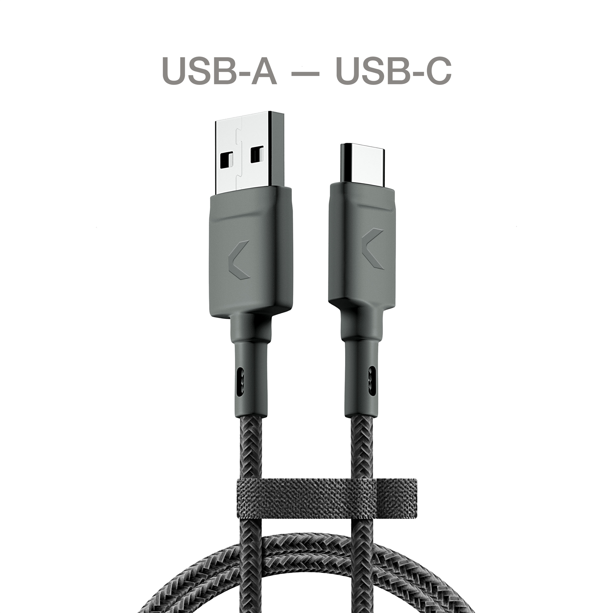 

Кабель USB 2.0 Type-A-USB Type-C Commo 1.2м серый