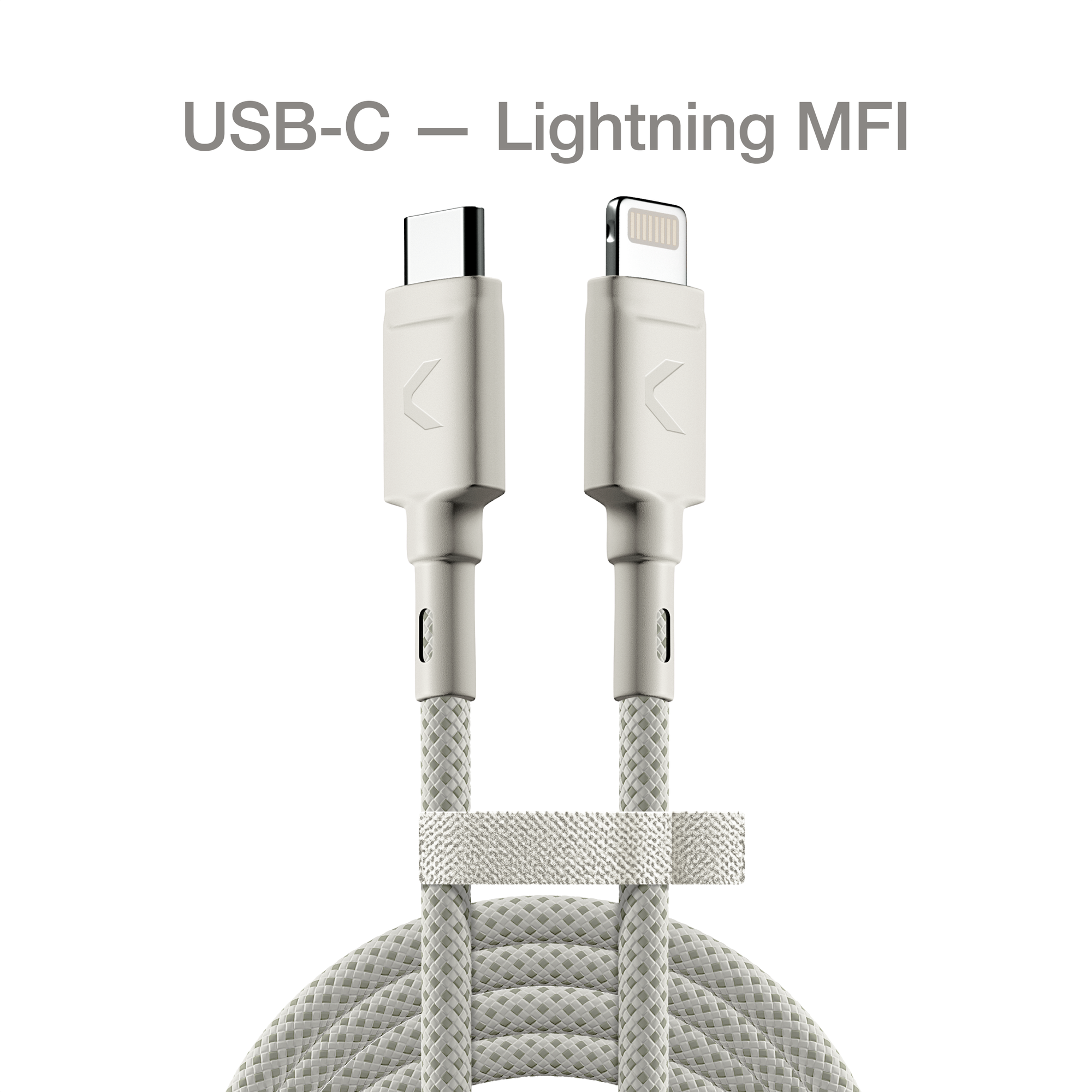 Кабель Lightning-USB Type-C Commo 2.2м серый