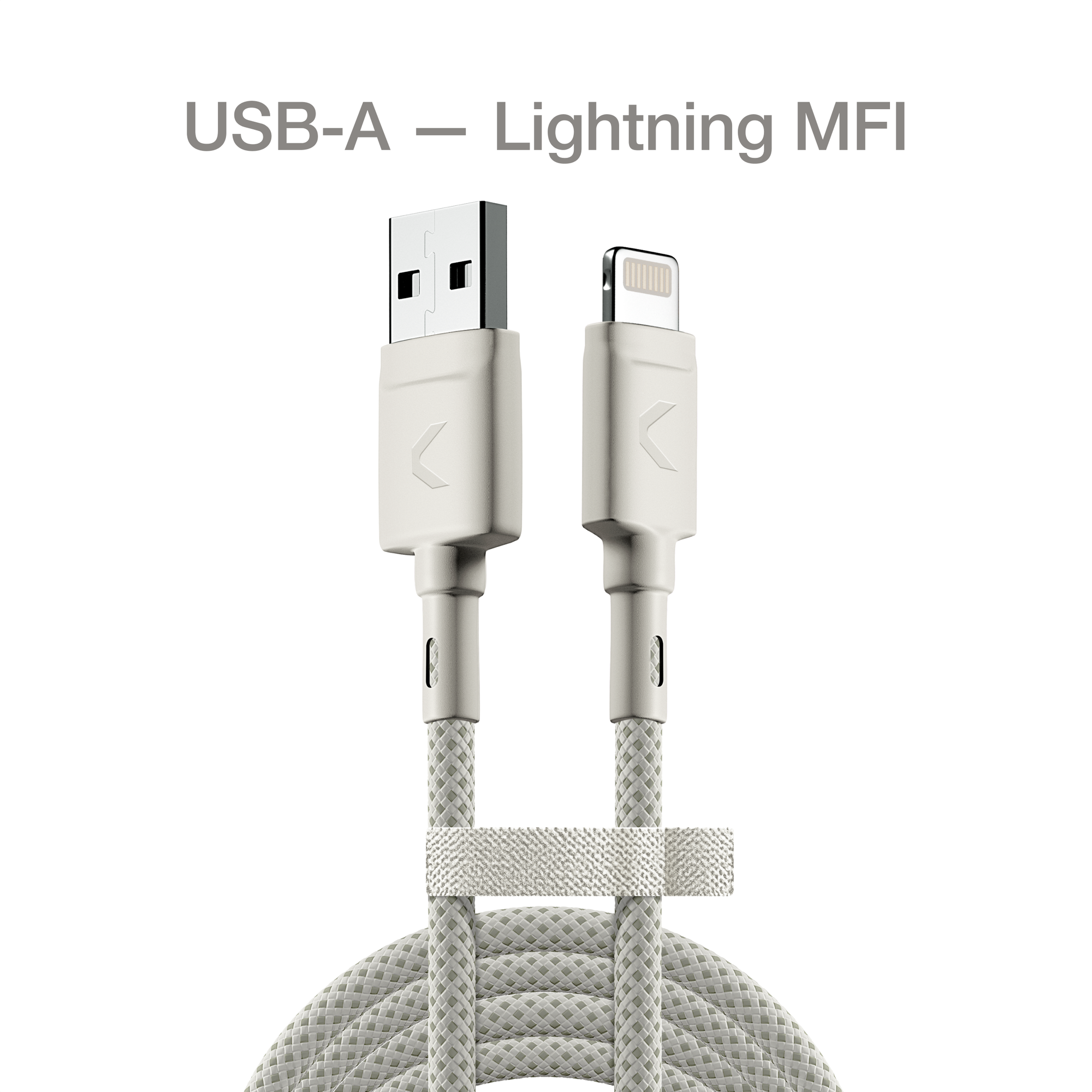 Кабель Lightning-USB Commo 2.2м серый