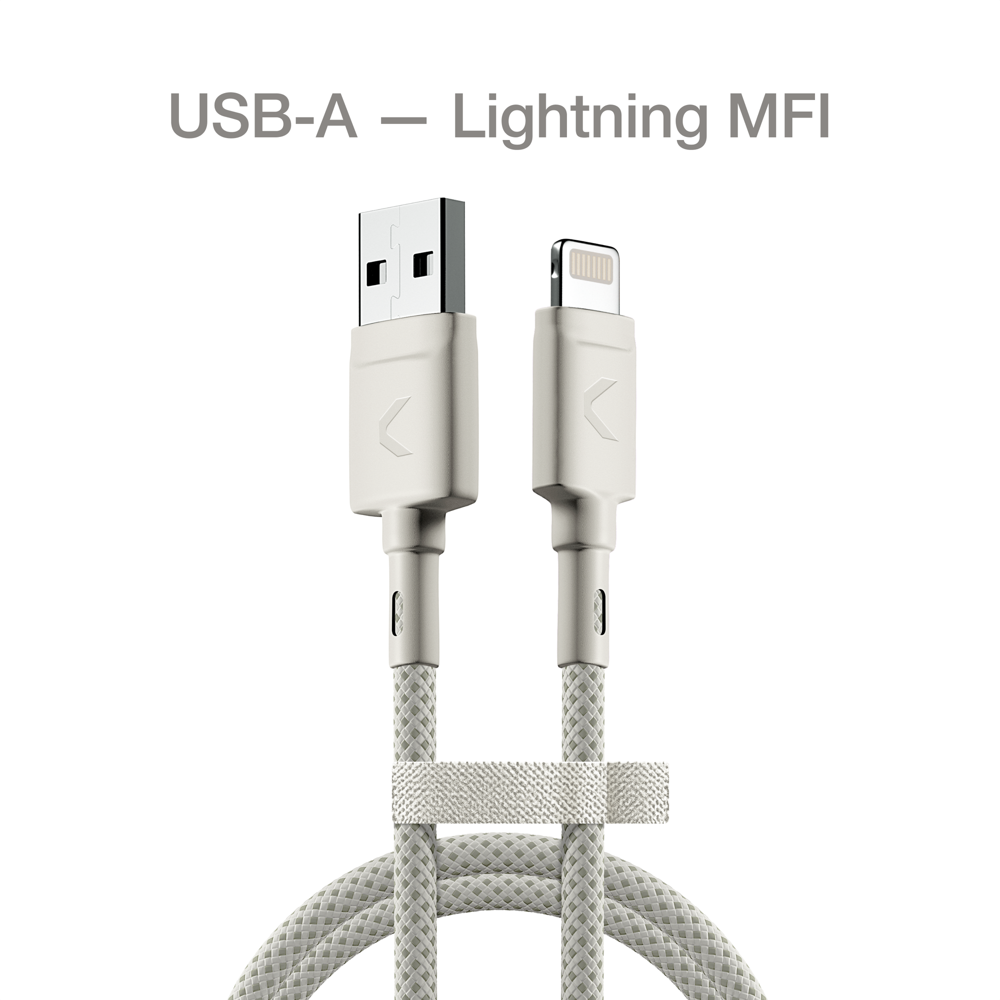 Кабель Lightning-USB Commo 12м серый 1571₽