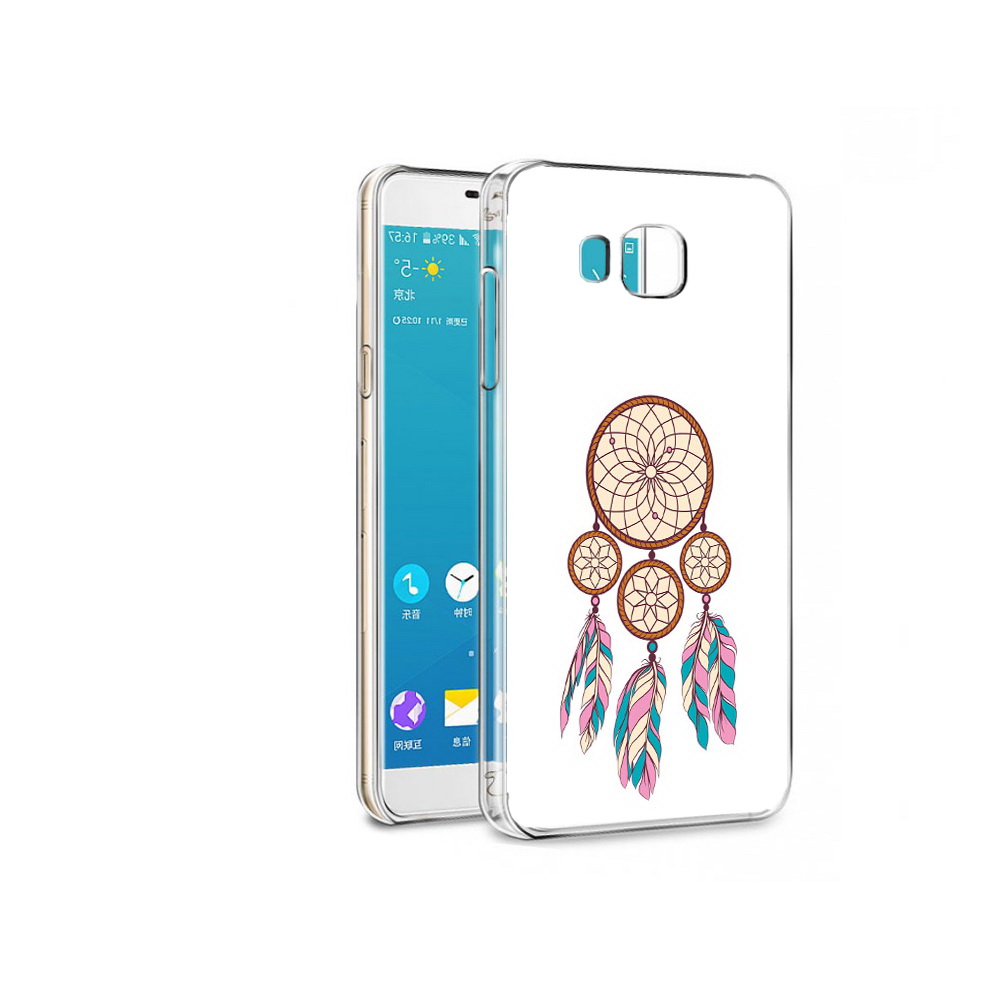 Чехол MyPads Tocco для Samsung Galaxy C7 ловец снов бежевый (PT38867.551.442)
