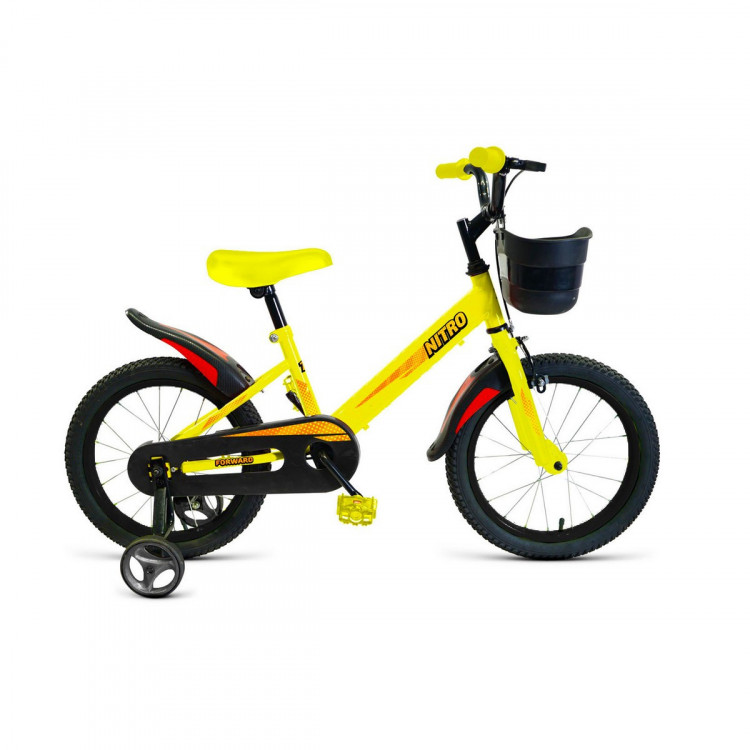 Велосипед Forward NITRO 16 2023, желтый, ib3fs1129xyexxx