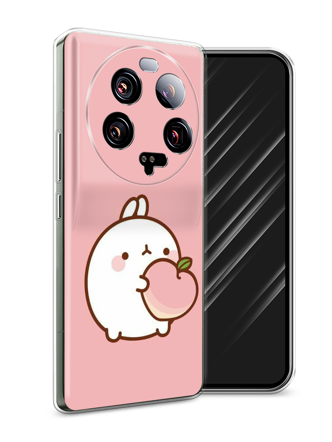 

Чехол Awog на Xiaomi 13 ultra "Кролик с персиком", Розовый;бежевый, 318650-1
