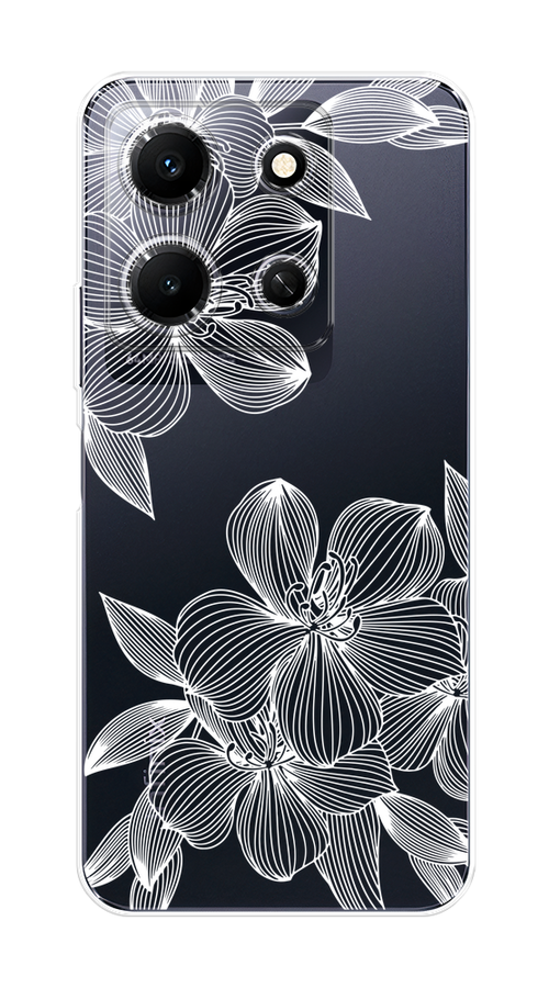 

Чехол на Infinix Note 30i "Крокус", Белый;прозрачный, 3104350-1