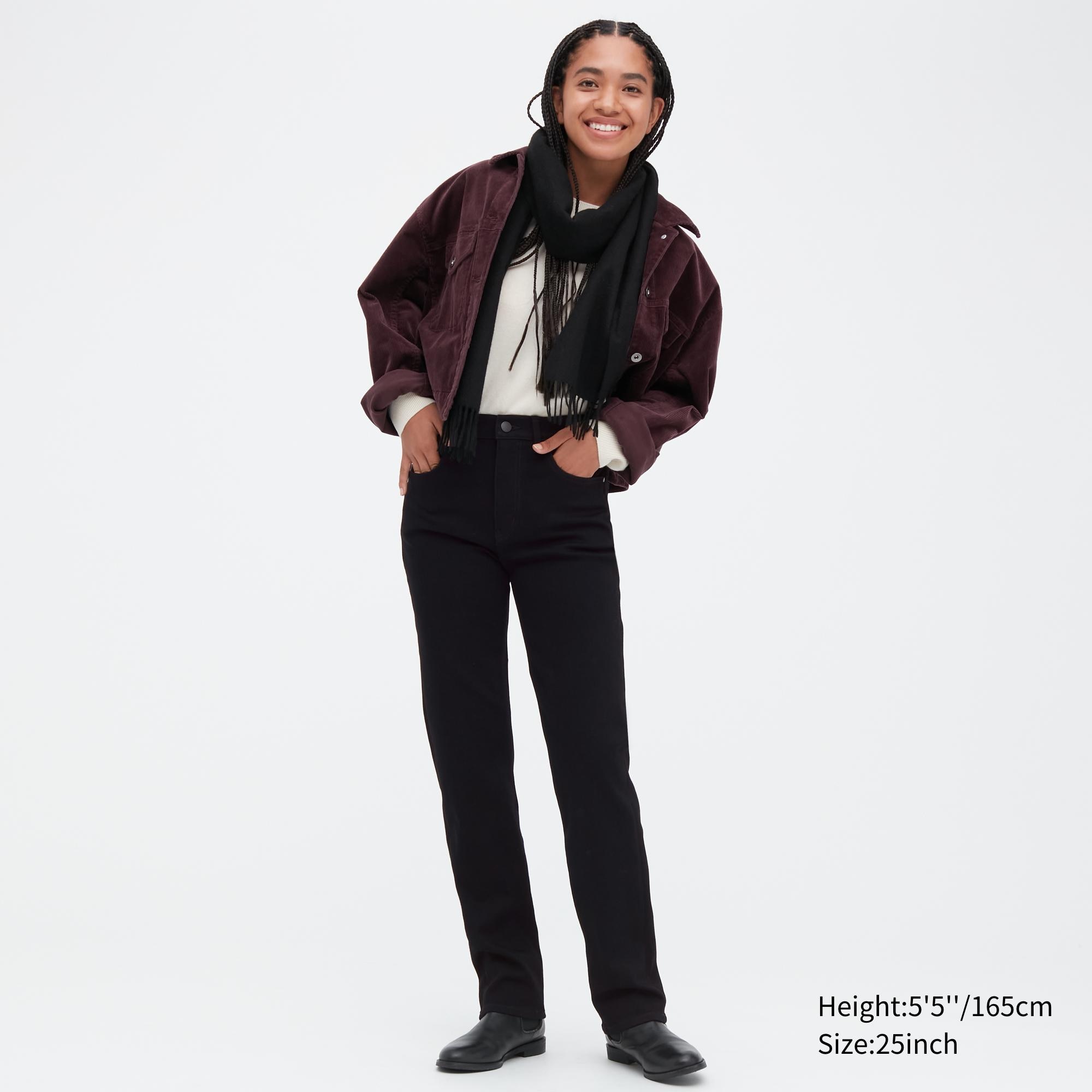 

Джинсы женские UNIQLO 450619COL09 черные 32/31 (доставка из-за рубежа), 450619COL09