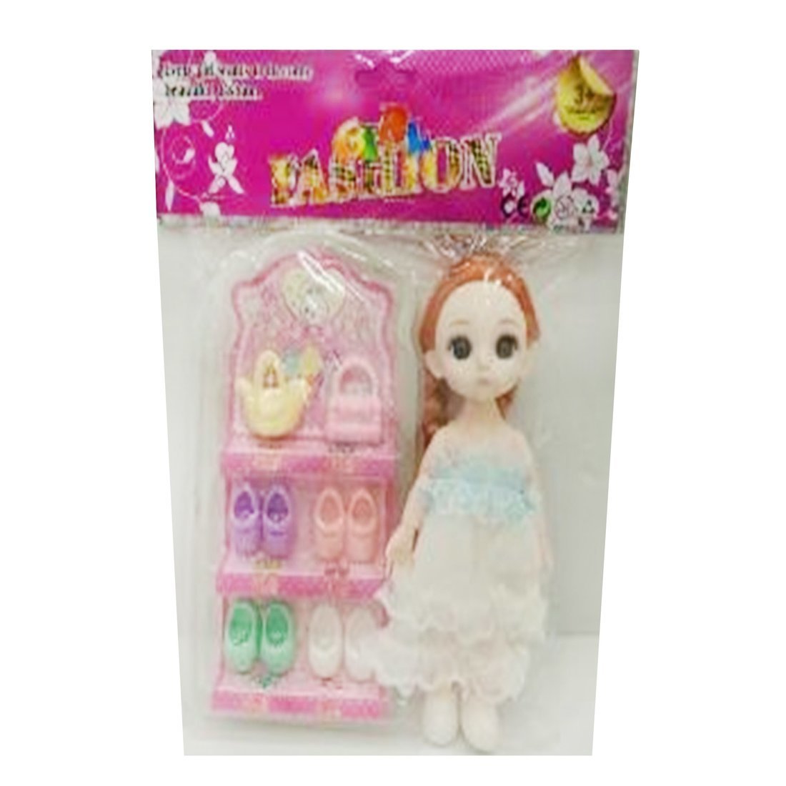 Кукла Наша игрушка Красотка, 15см, предметов 11шт, пакет Y23836013