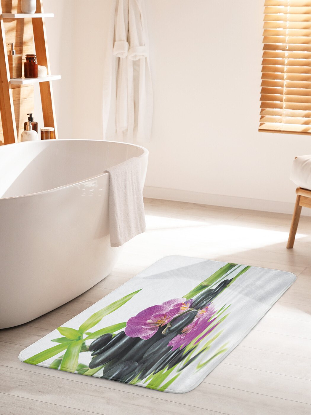

bath_21864_60x100 Коврик противоскользящий для ванной, сауны, бассейна, 60x100 см.