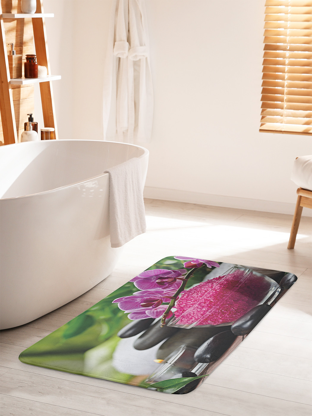 

bath_21861_60x100 Коврик противоскользящий для ванной, сауны, бассейна, 60x100 см.