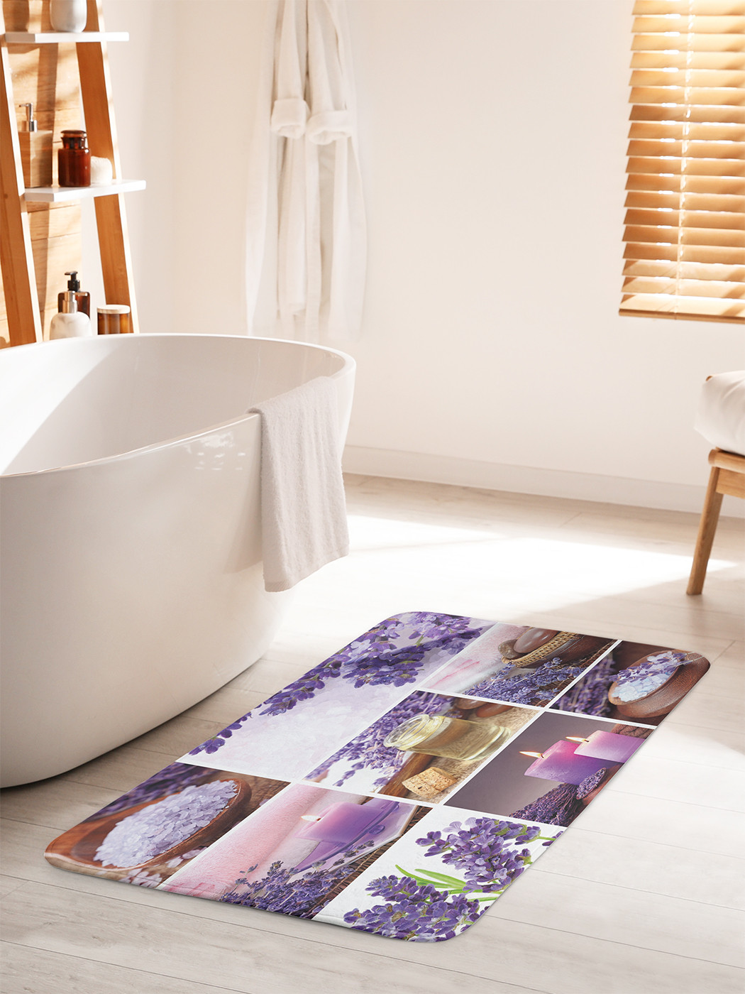 

bath_21847_60x100 Коврик противоскользящий для ванной, сауны, бассейна, 60x100 см.