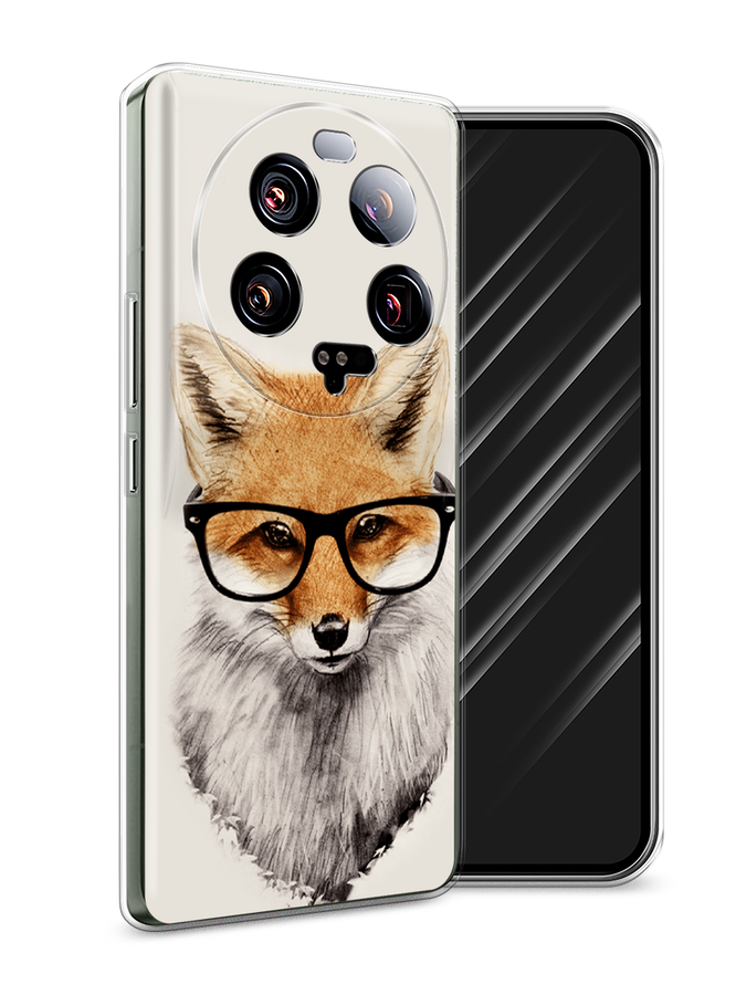 

Чехол Awog на Xiaomi 13 ultra "Лиса в очках", Бежевый, 318650-10