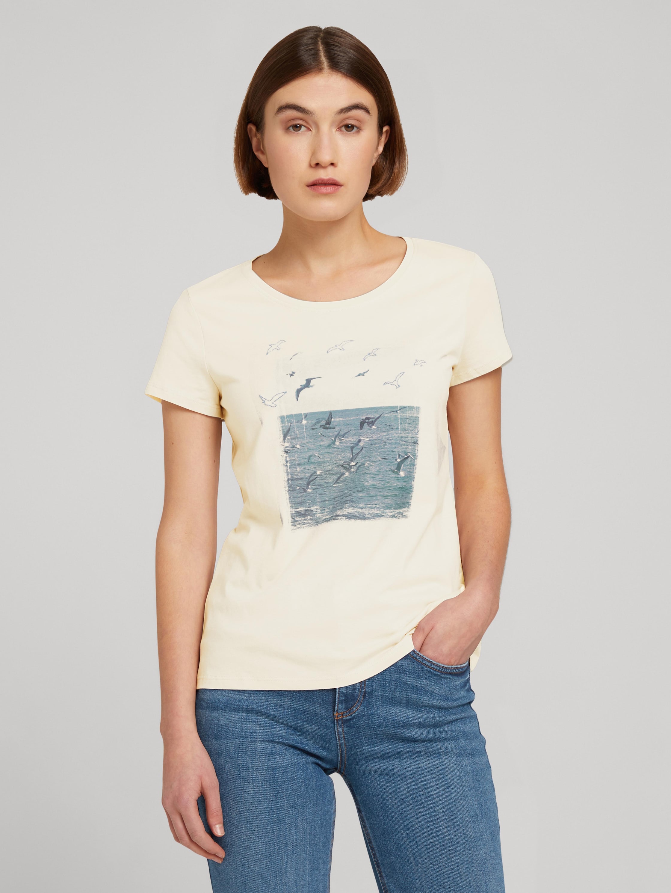 

Футболка женская TOM TAILOR 1030166 коричневая XS, 1030166