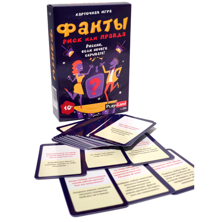 

Настольная игра Play Land Фанты Риск или правда L194, L194