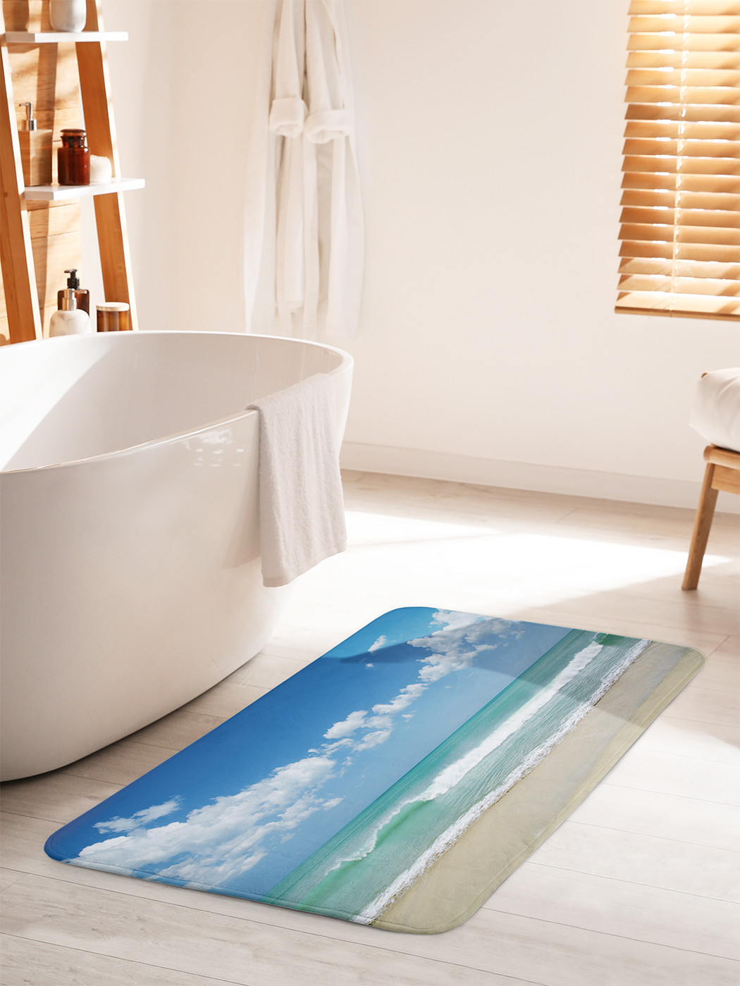 

bath_21071_60x100 Коврик противоскользящий для ванной, сауны, бассейна, 60x100 см.