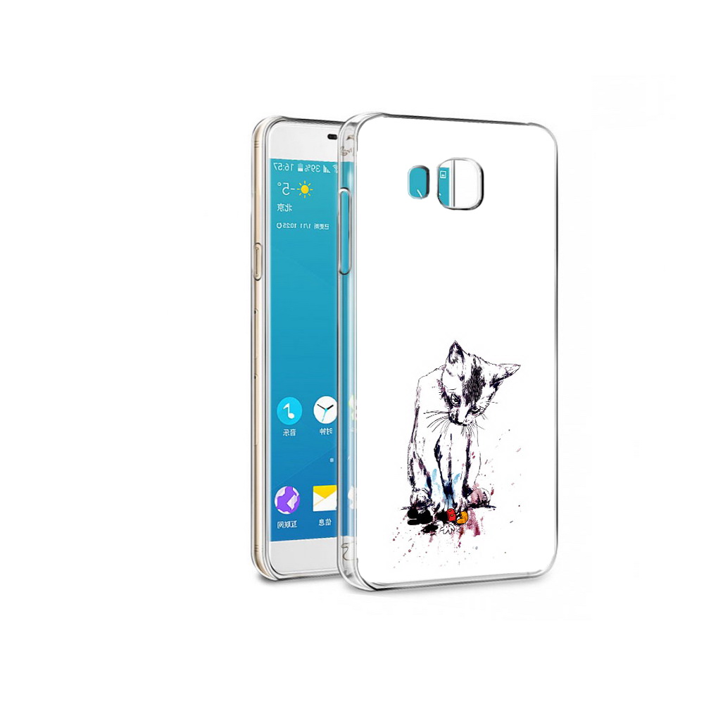 

Чехол MyPads Tocco для Samsung Galaxy C7 кот и микки (PT38867.551.399), Прозрачный, Tocco