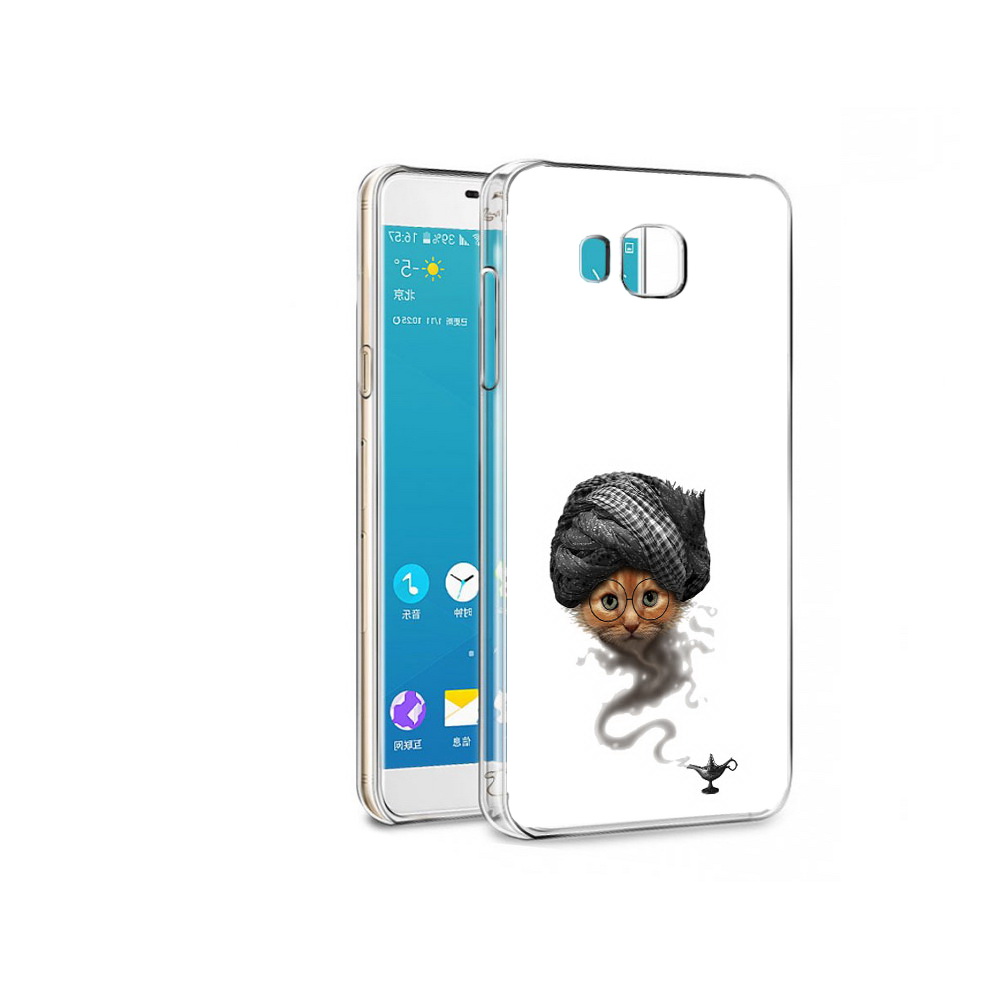 

Чехол MyPads Tocco для Samsung Galaxy C7 кот джин (PT38867.551.398), Прозрачный, Tocco