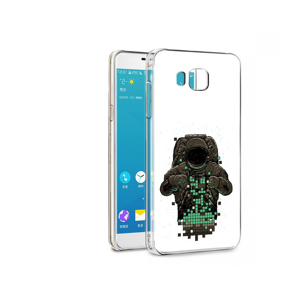 

Чехол MyPads Tocco для Samsung Galaxy C7 космонавт с пикселями (PT38867.551.394), Прозрачный, Tocco