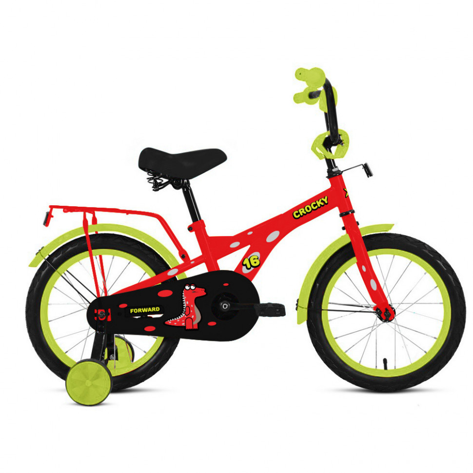 Велосипед Forward Crocky 16, ярко-красный, ib3fs1100brdxxx велосипед 16 forward funky 20 21 г красный голубой 1bkw1k1c1034 039179 002