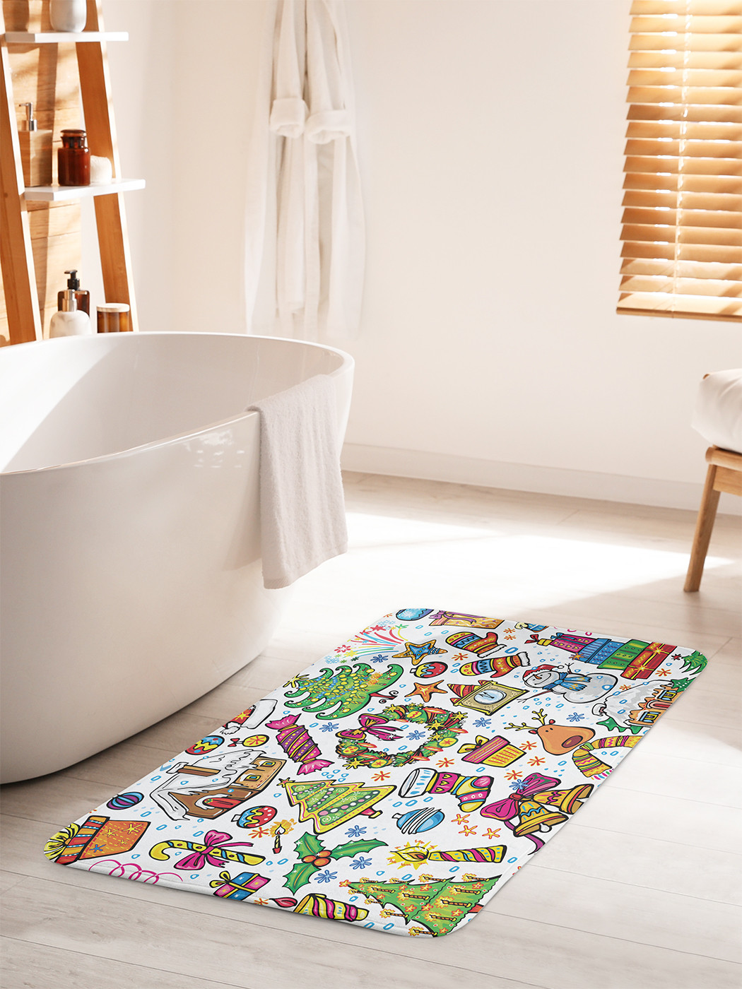 

bath_20275_60x100 Коврик противоскользящий для ванной, сауны, бассейна, 60x100 см.