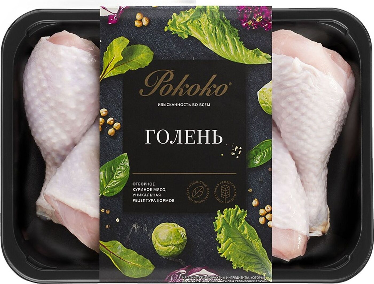 

Голень цыпленка-бройлера Рококо Для жарки охлажденная