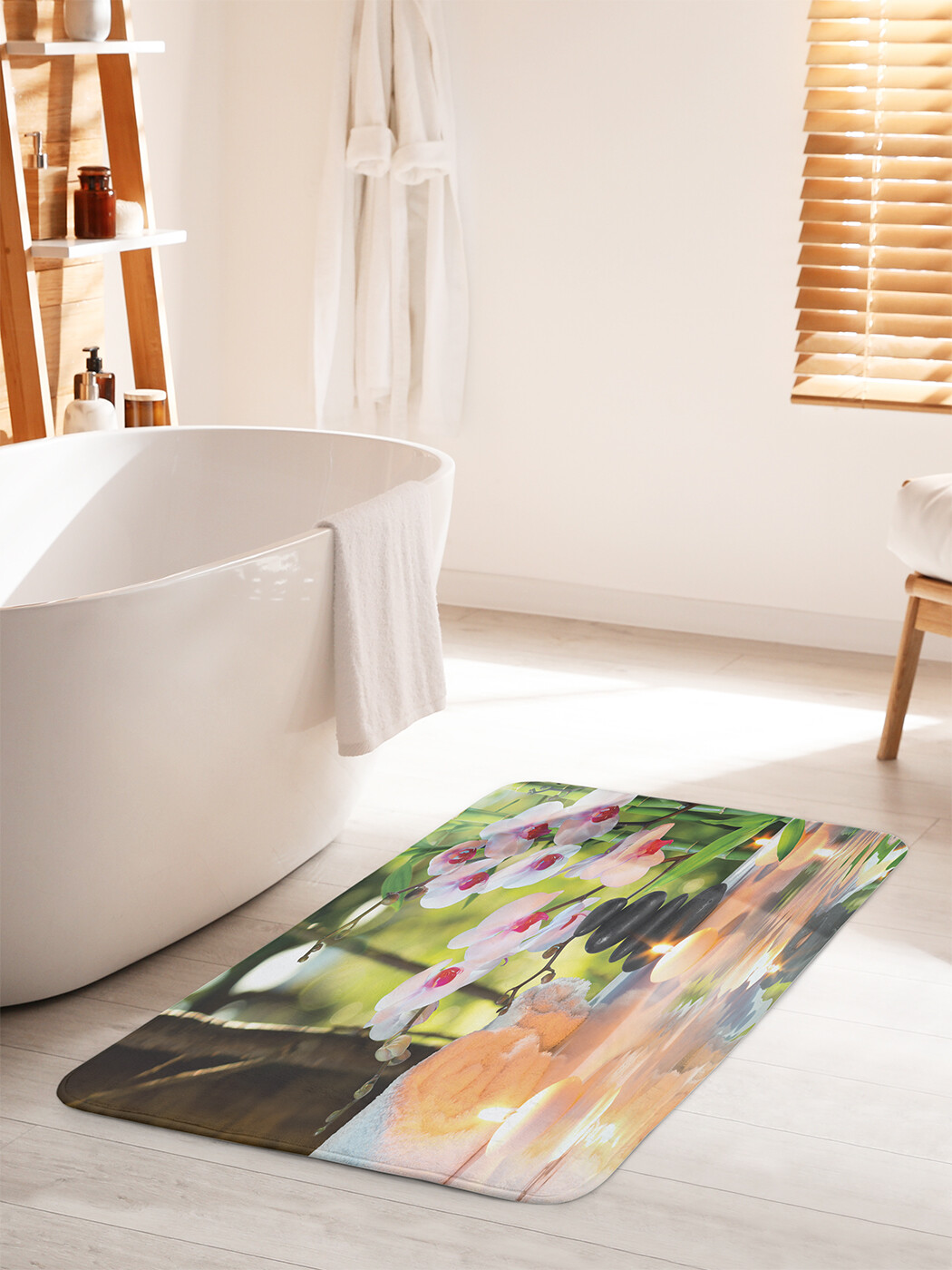 

bath_12505_60x100 Коврик противоскользящий для ванной, сауны, бассейна, 60x100 см.
