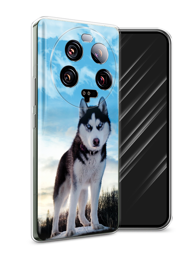 

Чехол Awog на Xiaomi 13 ultra "Хаски 3", Белый;черный;голубой, 318650-2