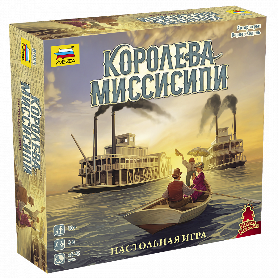 

Настольная игра ZVEZDA Королева Миссисипи 8985