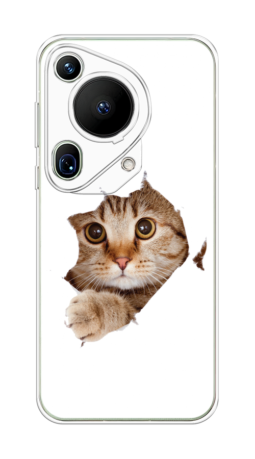 

Чехол на Huawei Pura 70 Ultra "Кот и бумага", Белый;коричневый, 6124550-1