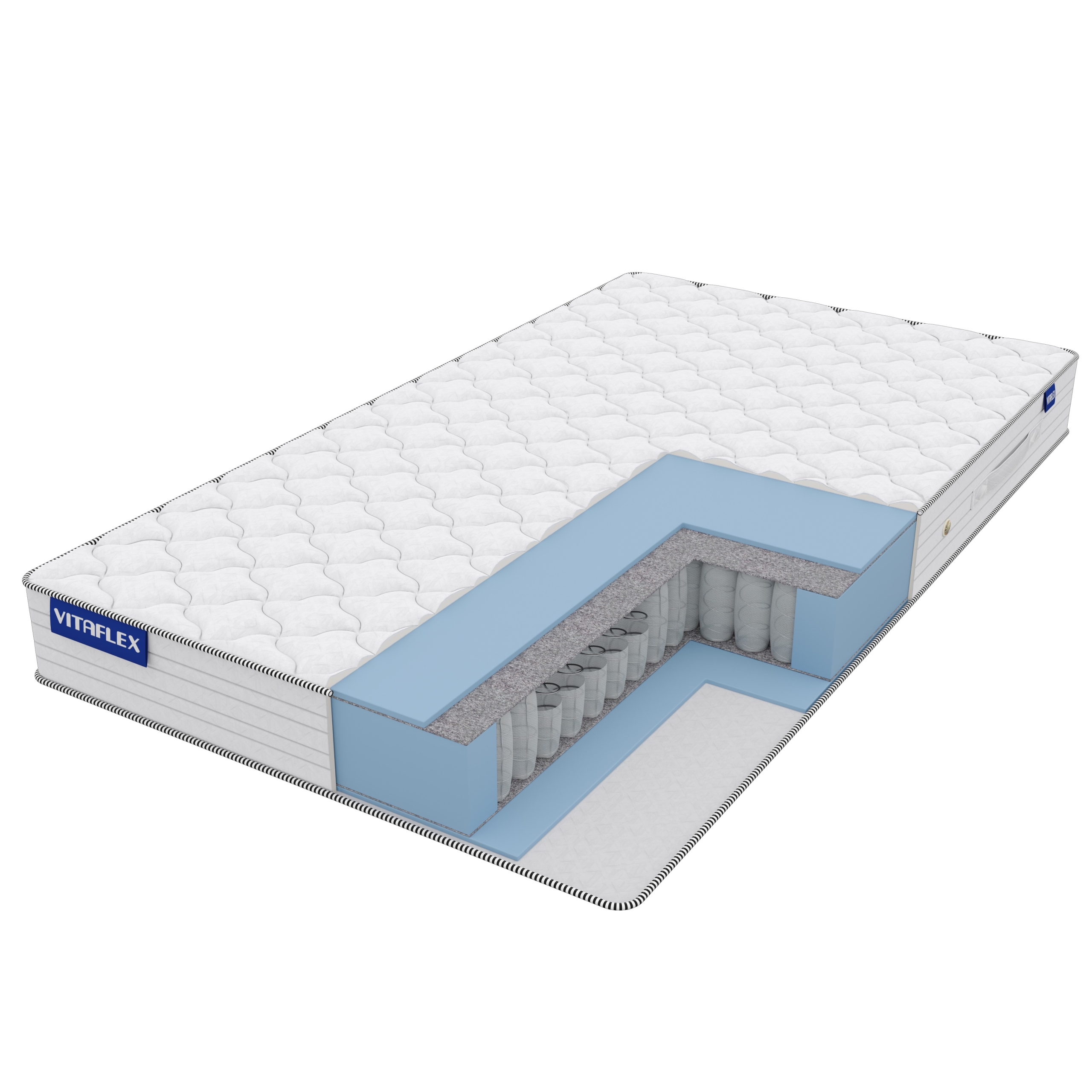 

Матрас Vitaflex Simple Foam 130х190, Белый, Foam