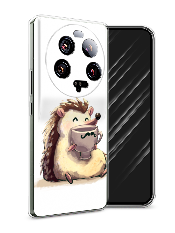 

Чехол Awog на Xiaomi 13 ultra "Еж кофеман", Белый;коричневый;бежевый, 318650-10
