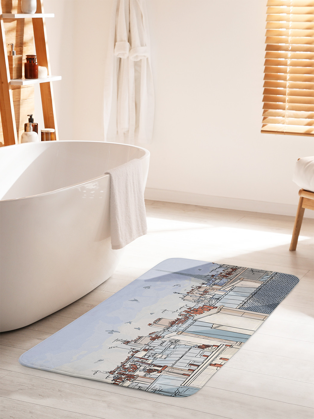 

bath_10521_60x100 Коврик противоскользящий для ванной, сауны, бассейна, 60x100 см.
