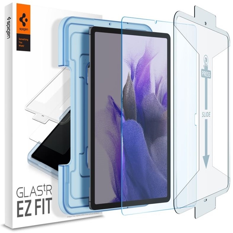 Защитное стекло Spigen для Galaxy Tab S7 FE 5G - Screen Protector EZ FIT GLAS.tR - 1 шт -