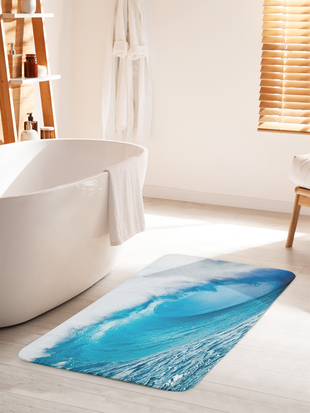 

bath_10273_60x100 Коврик противоскользящий для ванной, сауны, бассейна, 60x100 см.