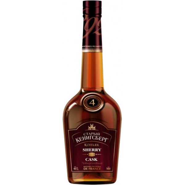 

Коньяк Старый Кенигсберг SHERRY CASK 4 года 40% 0.5л