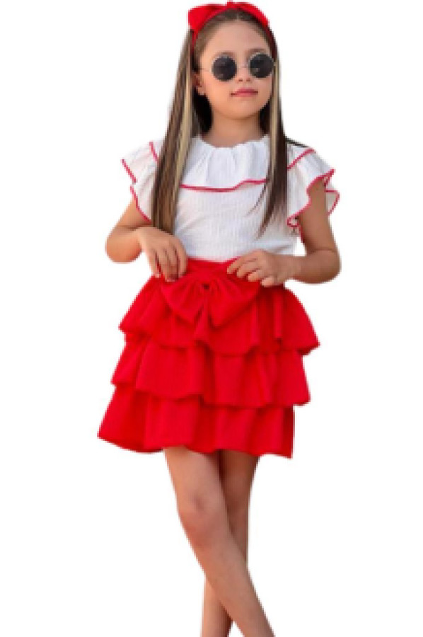 

Костюм с юбкой Ricco Tarz р. 3-4 лет Красный, 2222806001 (доставка из-за рубежа), 2222806001