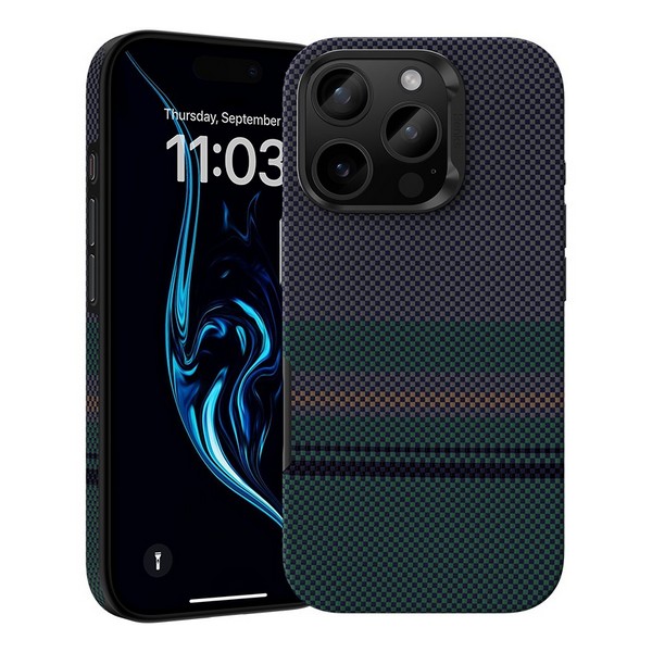 Чехол Benks Aurora ArmorPro Case built with Kevlar® для iPhone 16 Pro 6.3 Arctic Night Sky